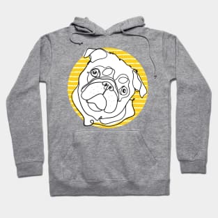 Tilting Head Pug Hoodie